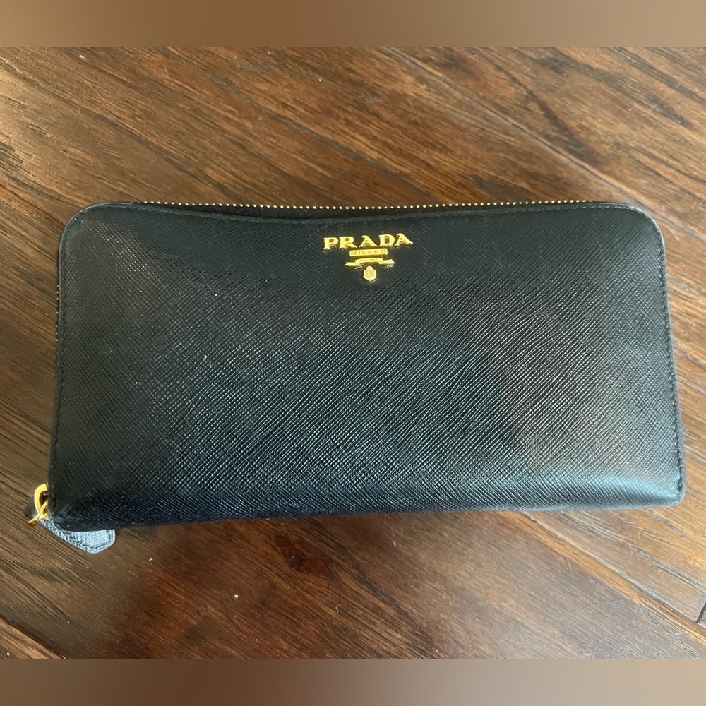 Authentic Large Saffiano Leather Wallet